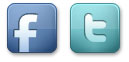 Facebook and Twitter