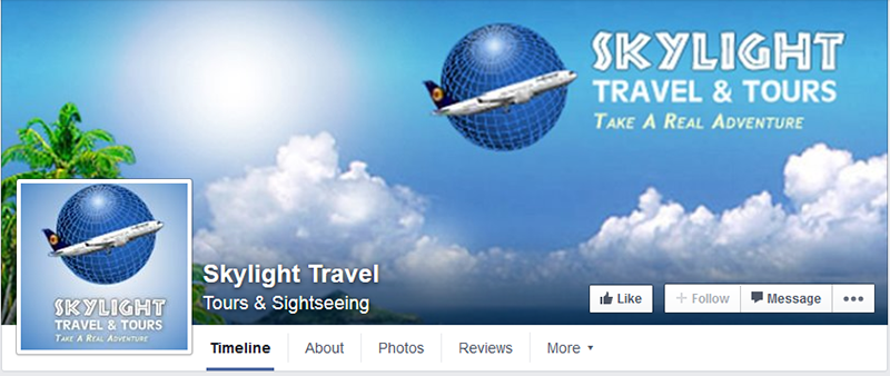 Slylight Travel Facebook Cover
