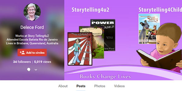 Storytelling Google Plus Cover