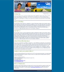 Newsletter Design Sample